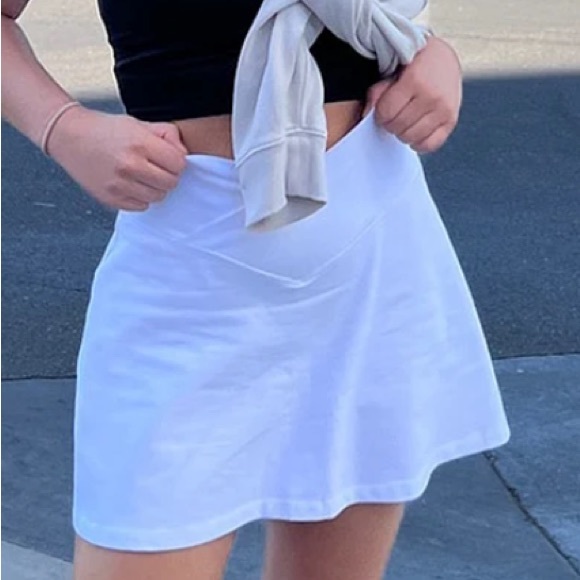 Pink Victoria’s Secret High Waist V Crossover Skort - Picture 3 of 7